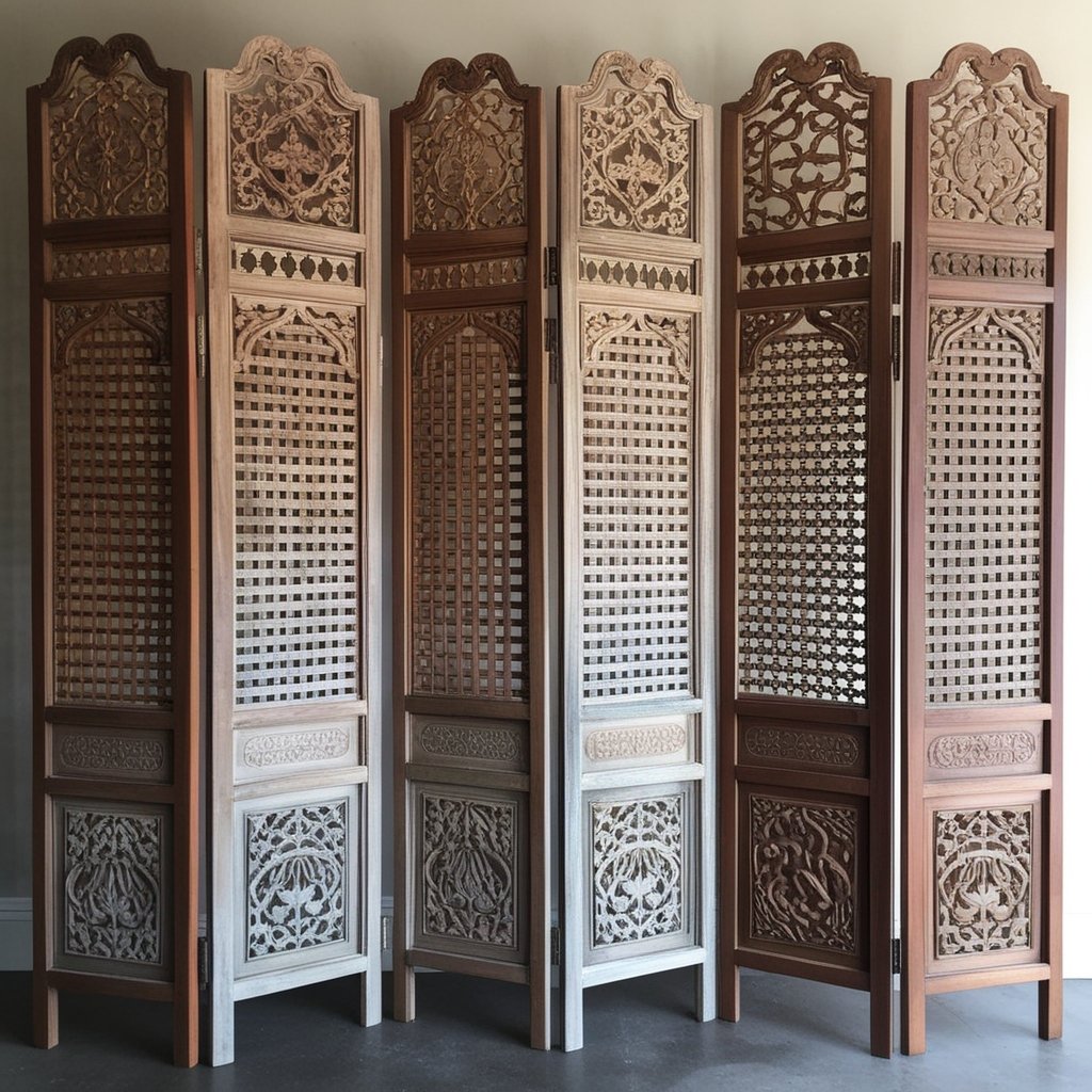 Best Wooden Living Room Partition Ideas - Transform Your Space with Unique Interior Design | Paintit.ai - 29