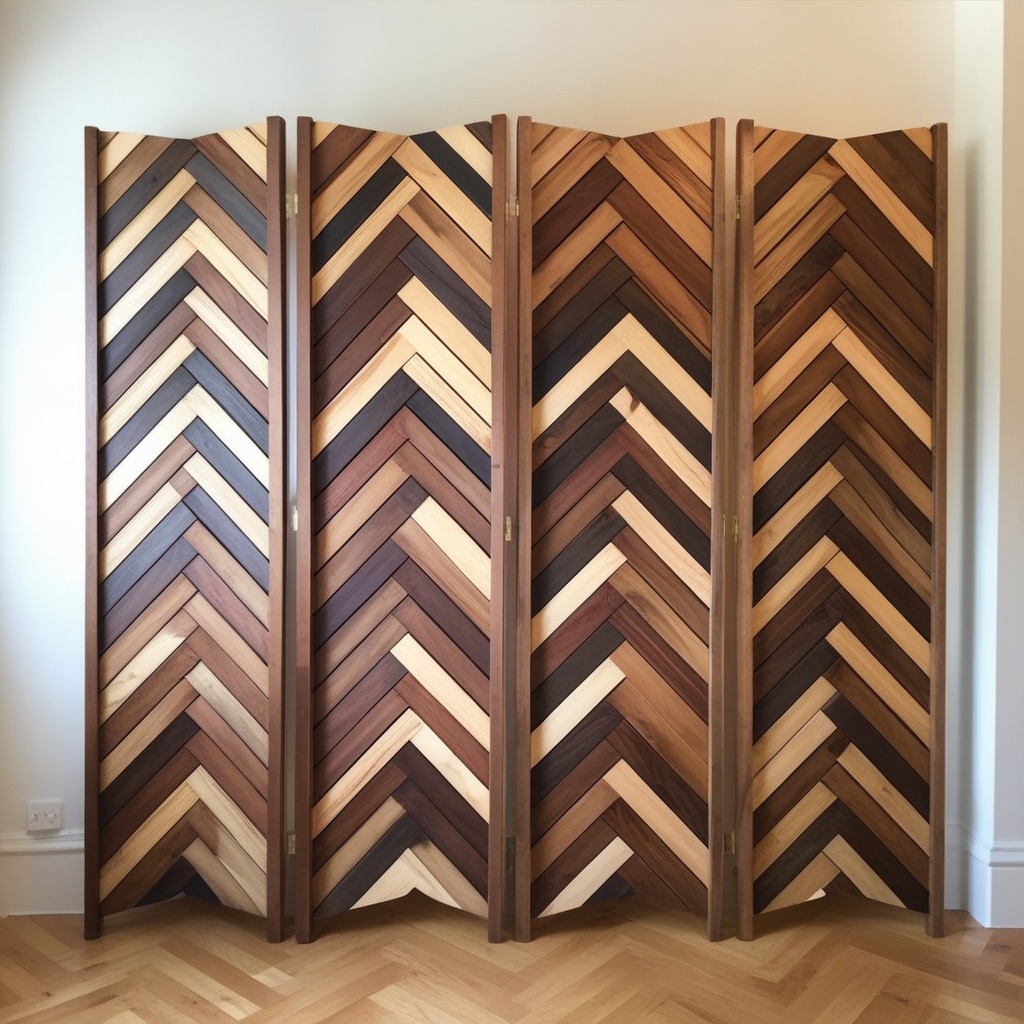 Best Wooden Living Room Partition Ideas - Transform Your Space with Unique Interior Design | Paintit.ai - 30