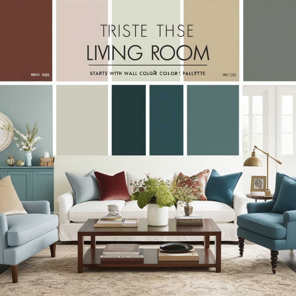 Best Interior Design Ideas - Hall Wall Colour Combination For Living Room - Get Inspired | Paintit.ai - 2