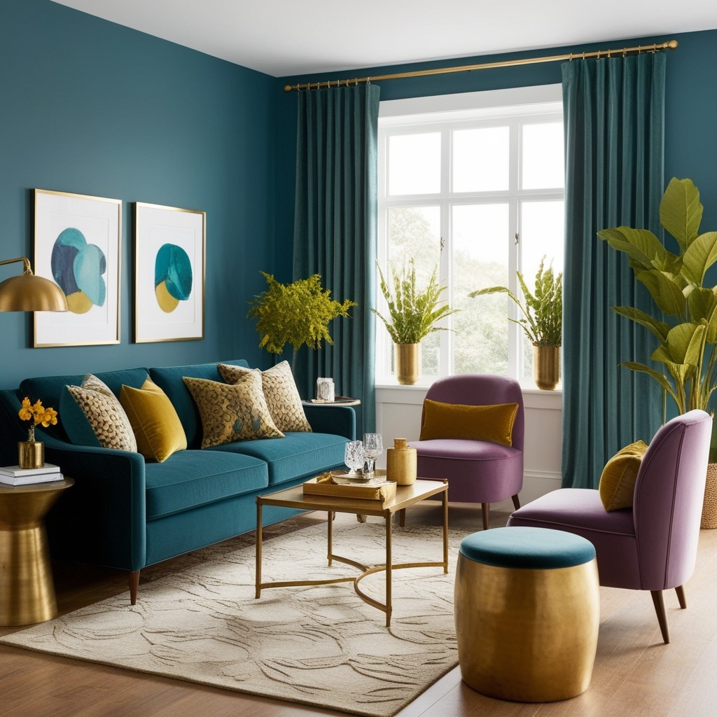 Best Interior Design Ideas - Hall Wall Colour Combination For Living Room - Get Inspired | Paintit.ai - 6