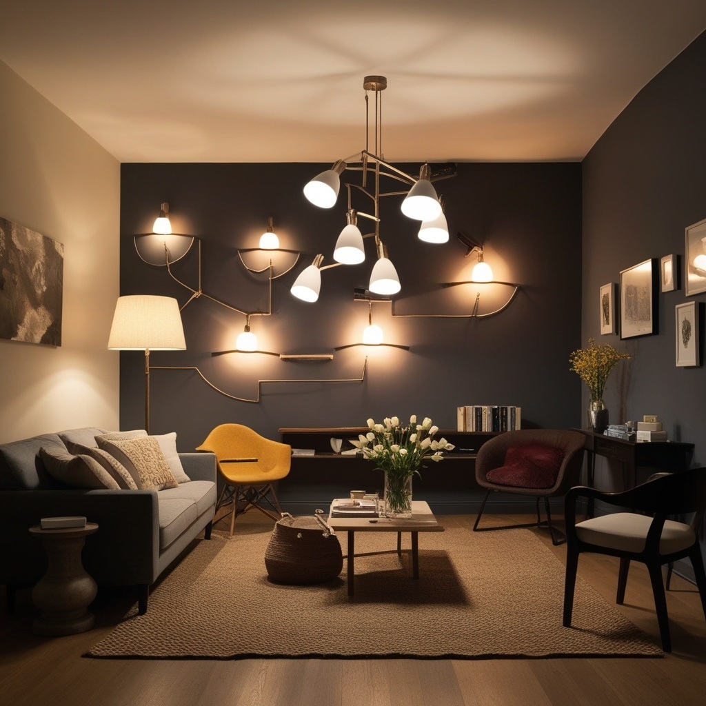 Top Interior Design Lighting Ideas – Discover the Best Solutions | Paintit.ai - 2