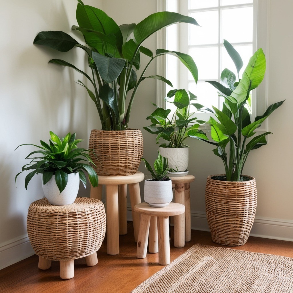 Best Interior Design Living Room Indoor Plants Decoration Ideas - Transform Your Space | Paintit.ai - 17