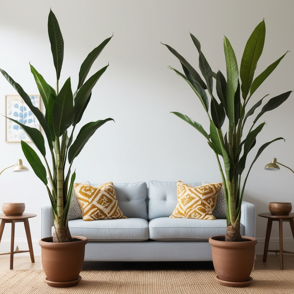 Best Interior Design Living Room Indoor Plants Decoration Ideas - Transform Your Space | Paintit.ai - 23
