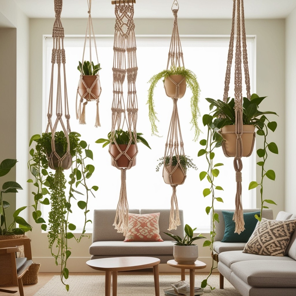 Best Interior Design Living Room Indoor Plants Decoration Ideas - Transform Your Space | Paintit.ai - 5