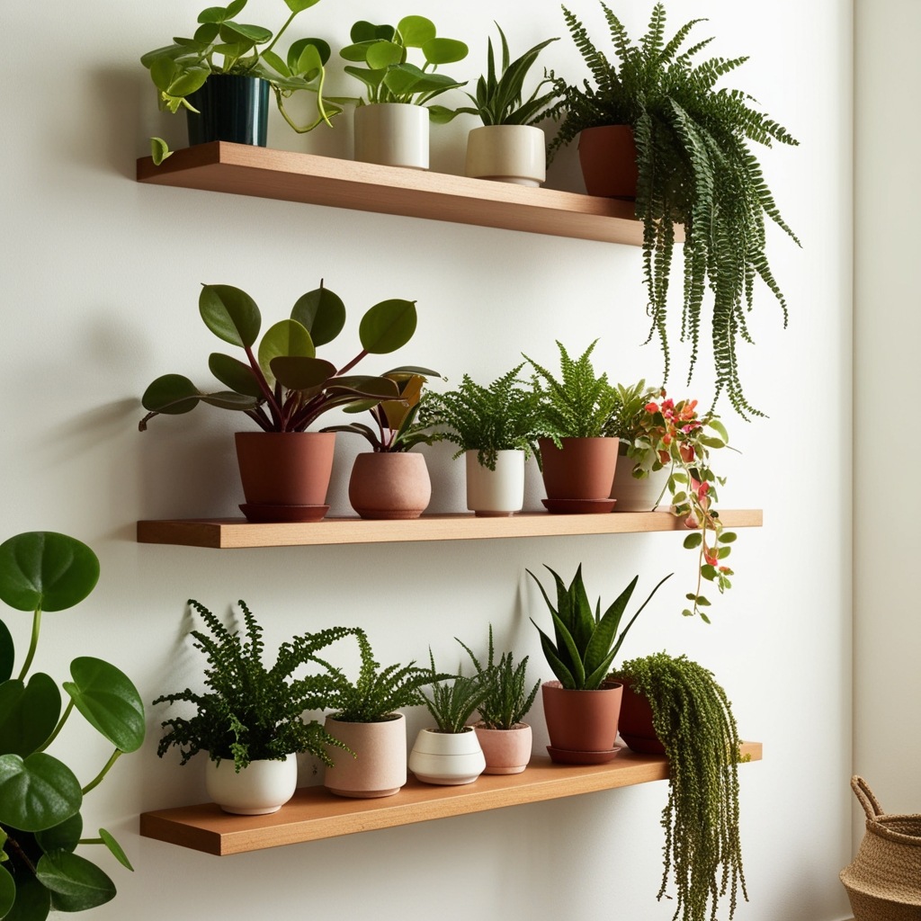 Best Interior Design Living Room Indoor Plants Decoration Ideas - Transform Your Space | Paintit.ai - 7