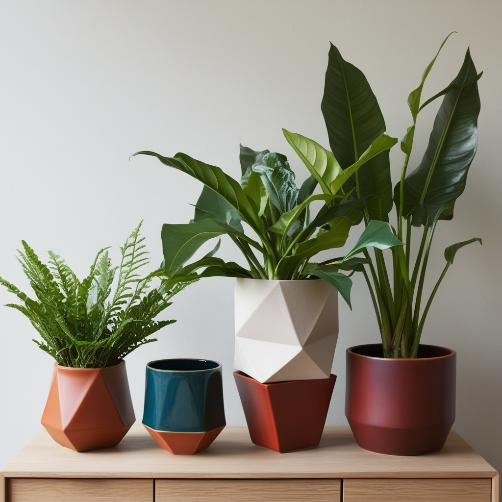 Best Interior Design Living Room Indoor Plants Decoration Ideas - Transform Your Space | Paintit.ai - 9