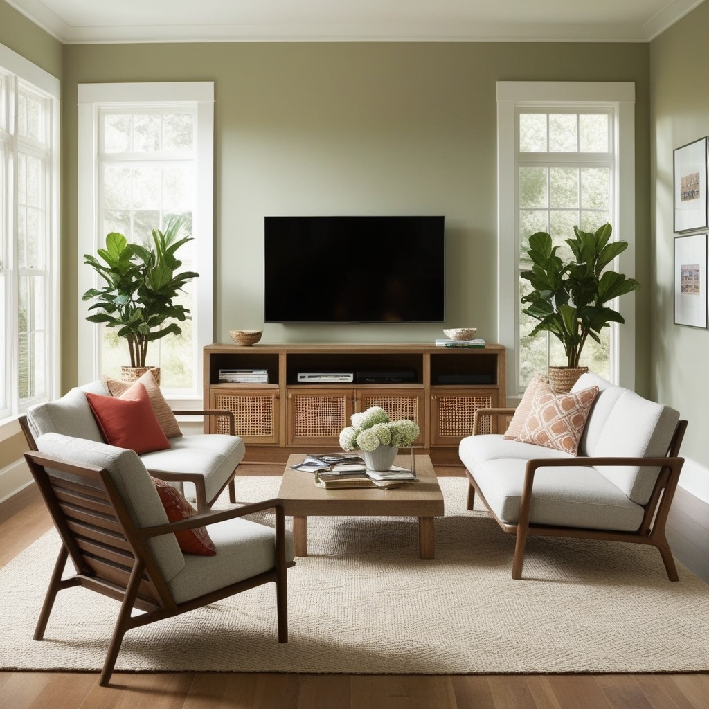 Best Interior Design Small Living Room Ideas With TV - Transform Your Space Today | Paintit.ai - 15