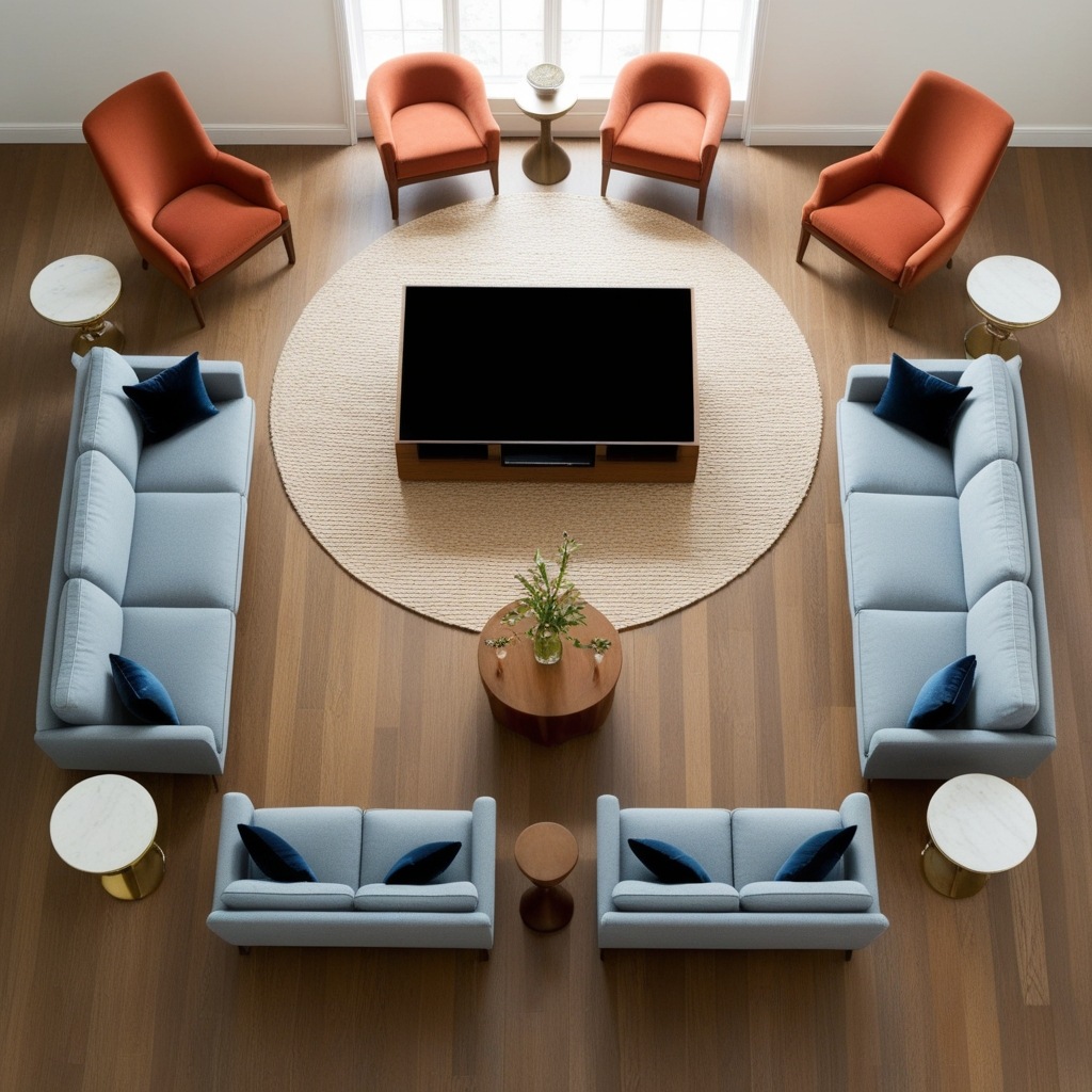 Best Interior Design Small Living Room Ideas With TV - Transform Your Space Today | Paintit.ai - 21