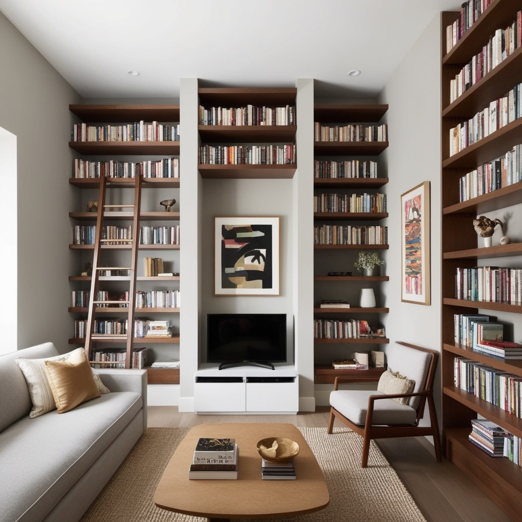 Best Interior Design Small Living Room Ideas With TV - Transform Your Space Today | Paintit.ai - 25