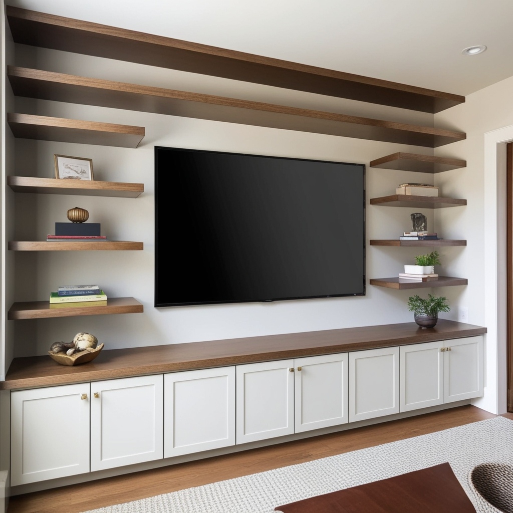 Best Interior Design Small Living Room Ideas With TV - Transform Your Space Today | Paintit.ai - 7