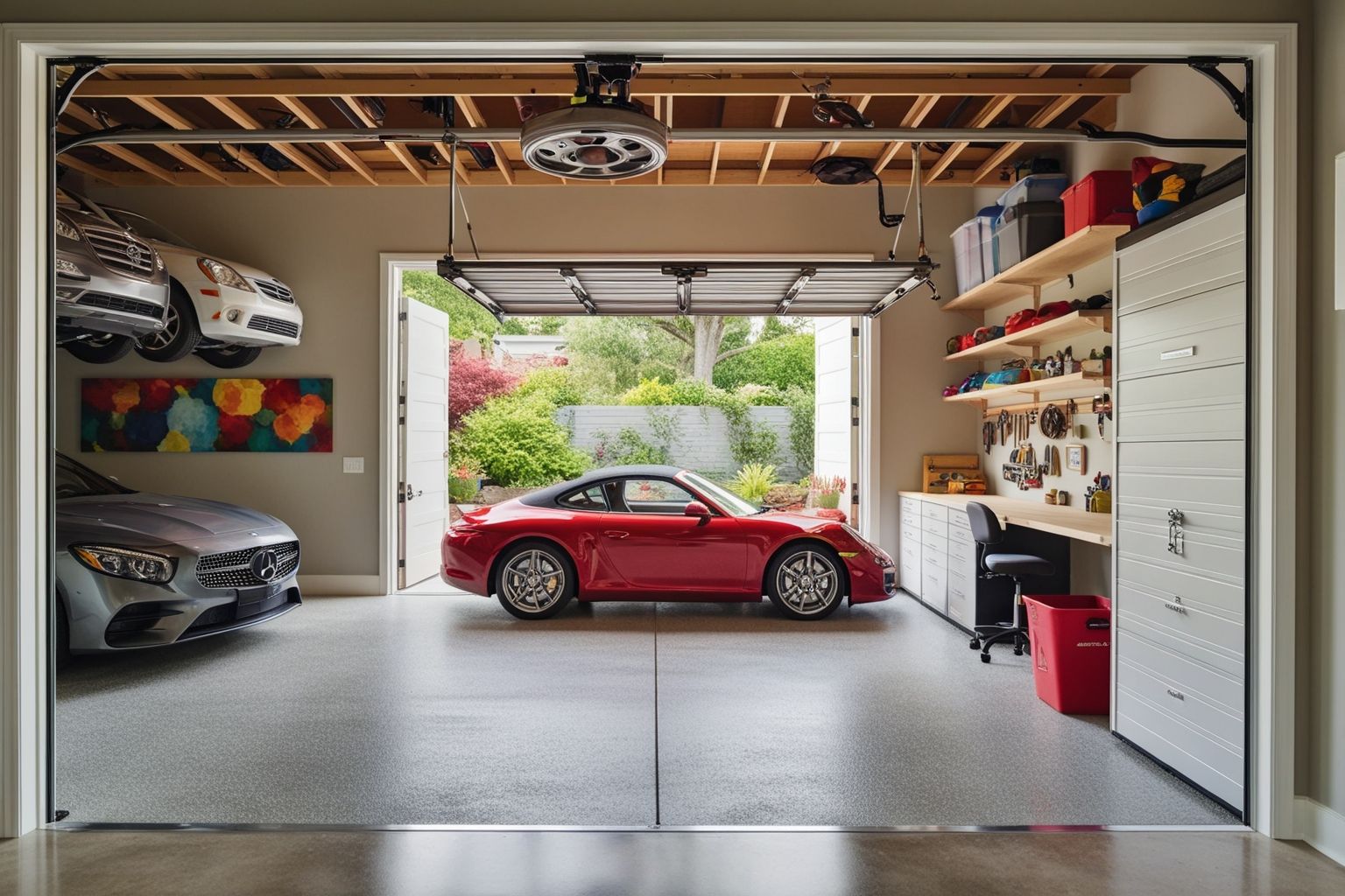 Top Interior Garage Design Ideas | Explore Now - Paintit.ai - 1