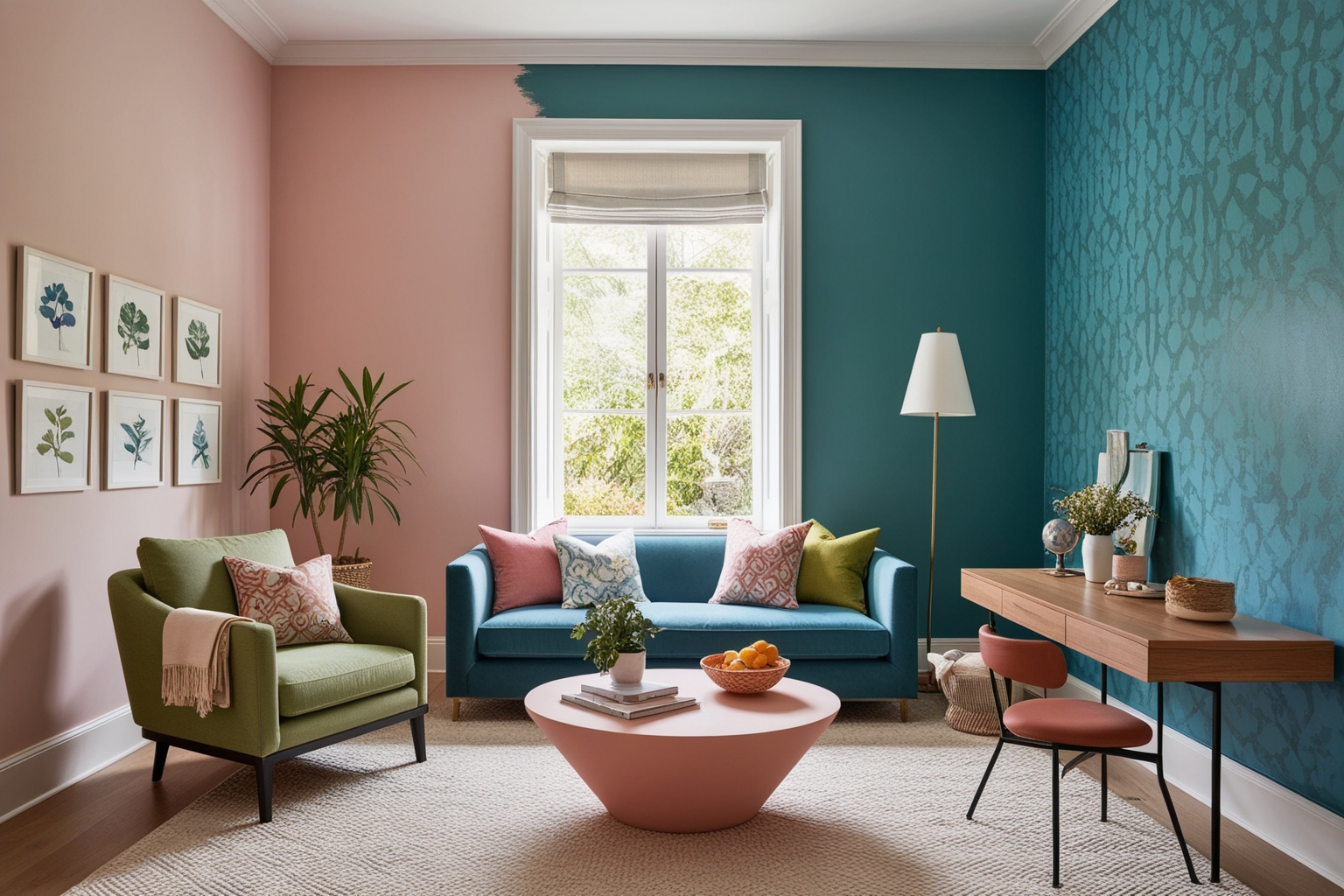 
Interior Wall Paint Design Ideas: Expert Tips for a Functional and Stylish Workspace | Paintit.ai
 - 1