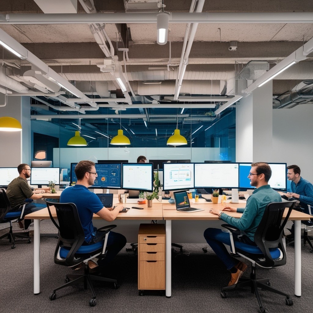 Best IT Office Interior Design Ideas - Transform Your Workspace | Paintit.ai - 2