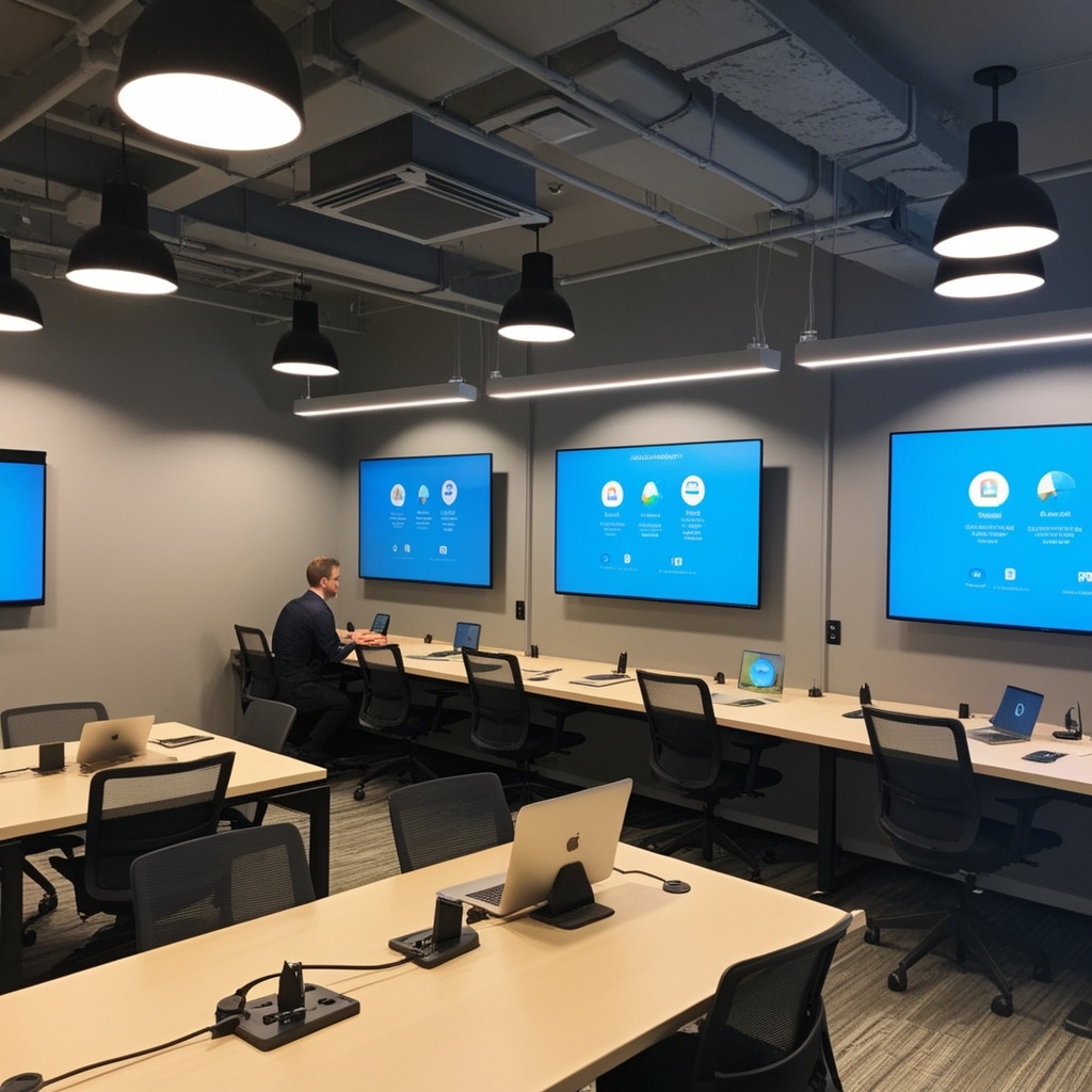 Best IT Office Interior Design Ideas - Transform Your Workspace | Paintit.ai - 5