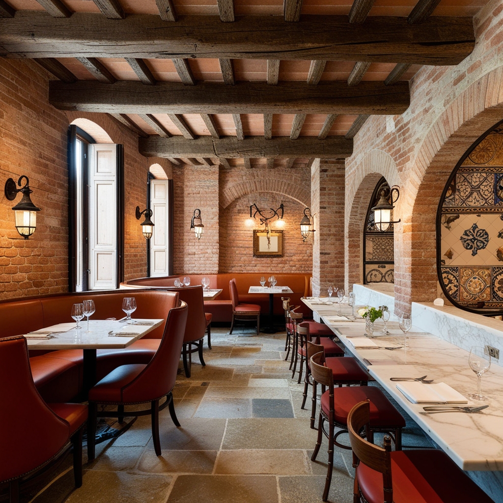 
Italian Restaurant Interior Design Ideas: Expert Tips for a Functional and Stylish Workspace | Paintit.ai
 - 6