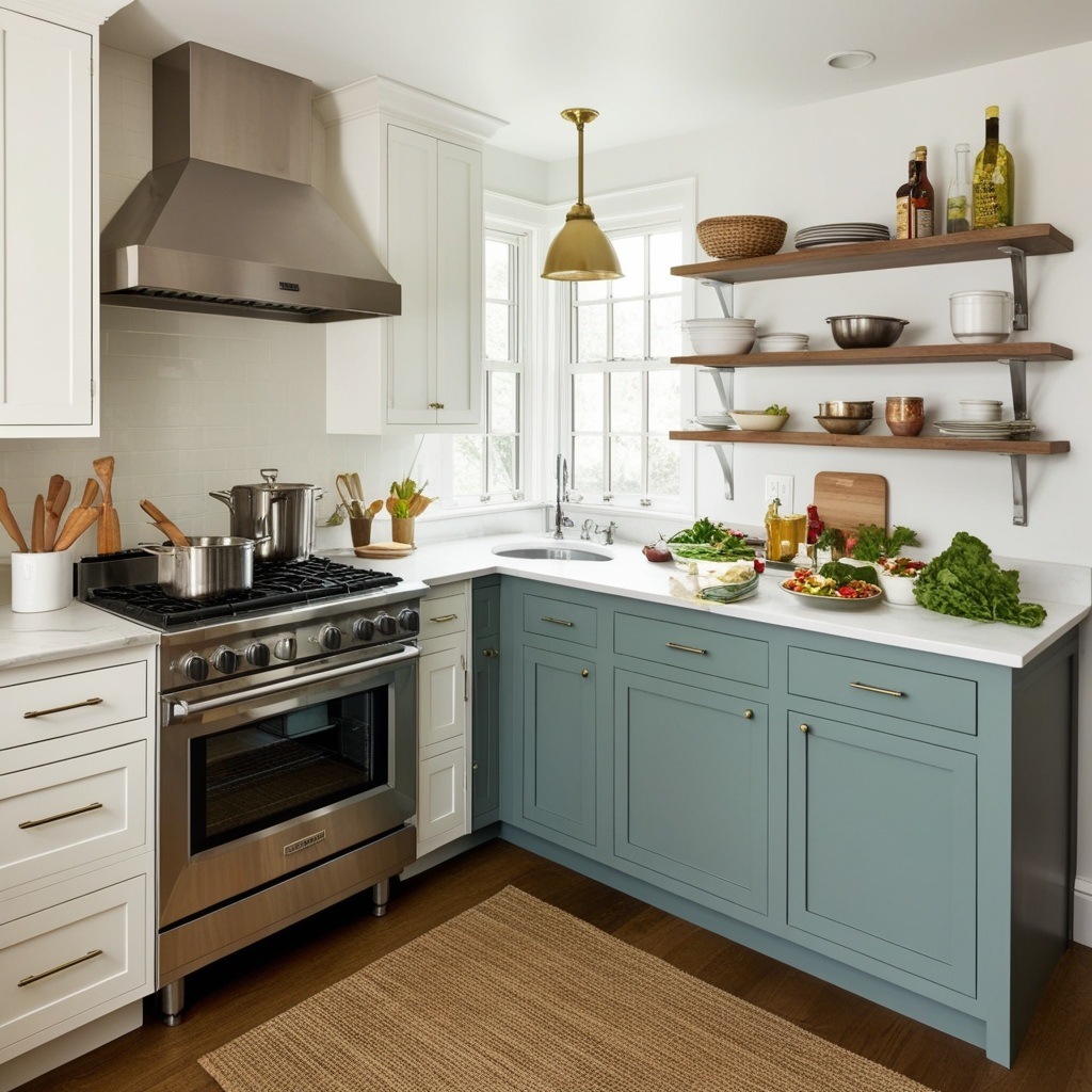 Best L Shaped Kitchen Interior Design Ideas - Discover Your Dream Kitchen | Paintit.ai - 3