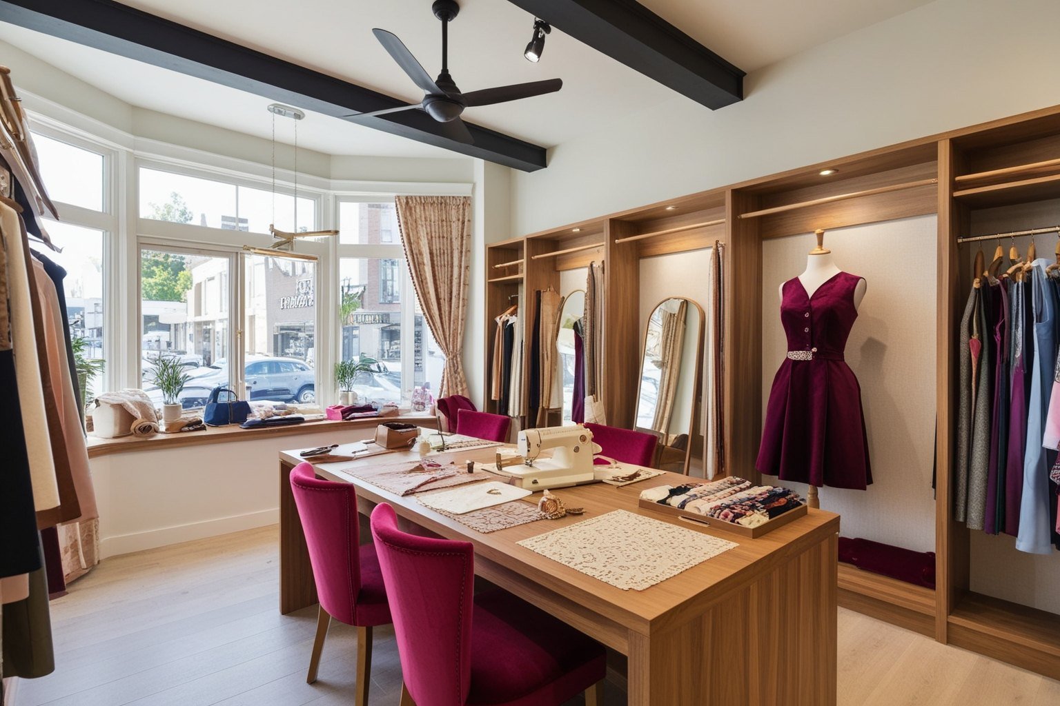 Top Ladies Tailor Shop Interior Design Ideas - Get Inspired Today | Paintit.ai - 1