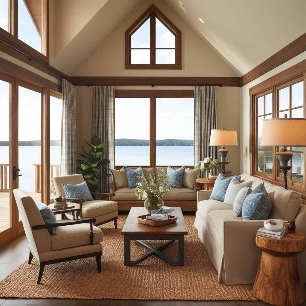 
Lake Cabin Interior Design Ideas: Expert Tips for a Functional and Stylish Workspace | Paintit.ai
 - 9