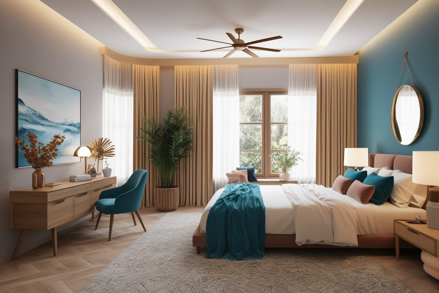 Best Bedroom Interior Design Ideas - Explore Latest Bedroom Interior Design Ideas | Paintit.ai - 1