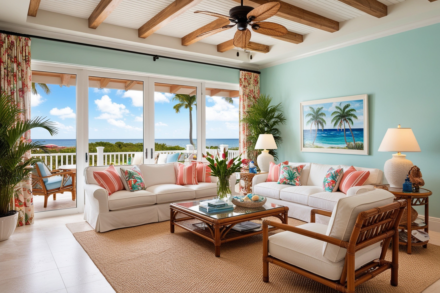 Living Room Florida Interior Design Ideas: Expert Tips for a Functional and Stylish Workspace | Paintit.ai
- 1