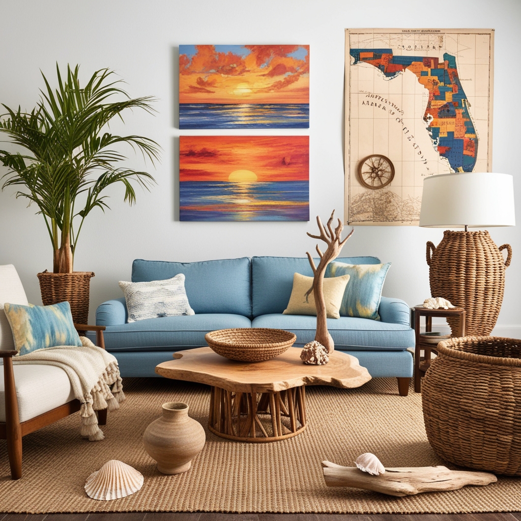 
Living Room Florida Interior Design Ideas: Expert Tips for a Functional and Stylish Workspace | Paintit.ai
 - 8