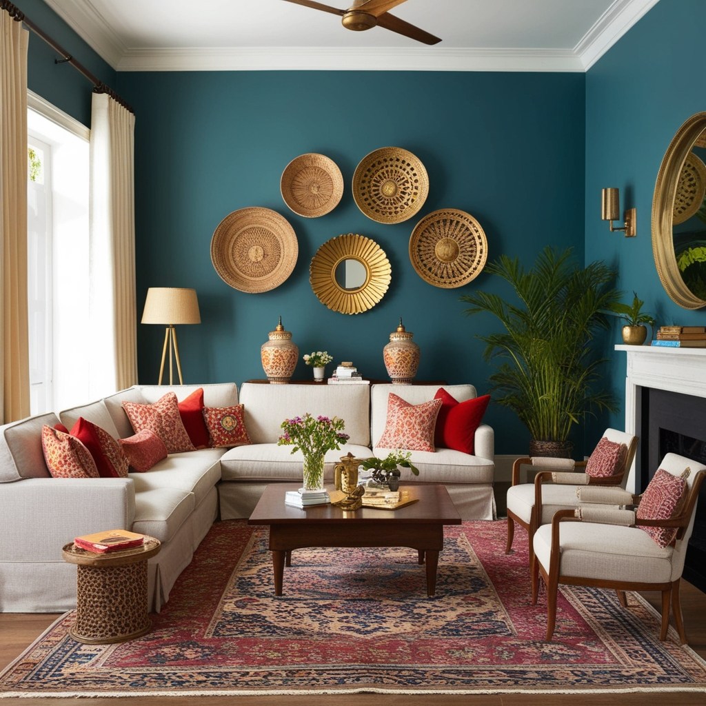 Best Living Room Interior Design Ideas India - Transform Your Space Today | Paintit.ai - 2