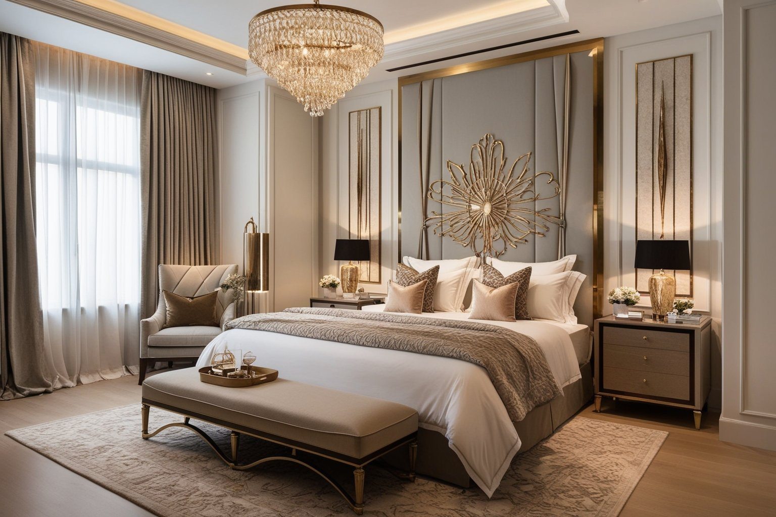 Best Luxury Bedroom Interior Design Ideas - Transform Your Space | Paintit.ai - 1