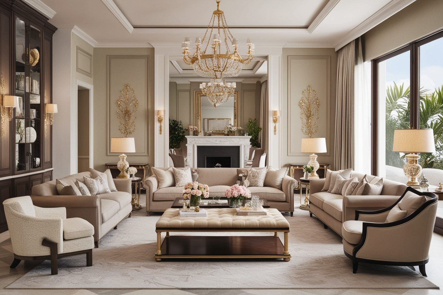 Top Luxury Living Room Interior Design Ideas - Transform Your Space Today | Paintit.ai - 1