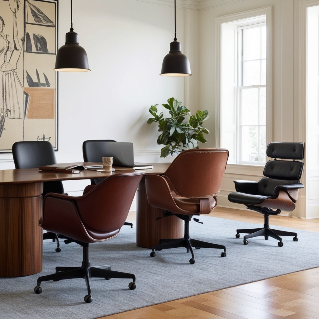 Top Luxury Office Interior Design Ideas - Transform Your Workspace | Paintit.ai - 9