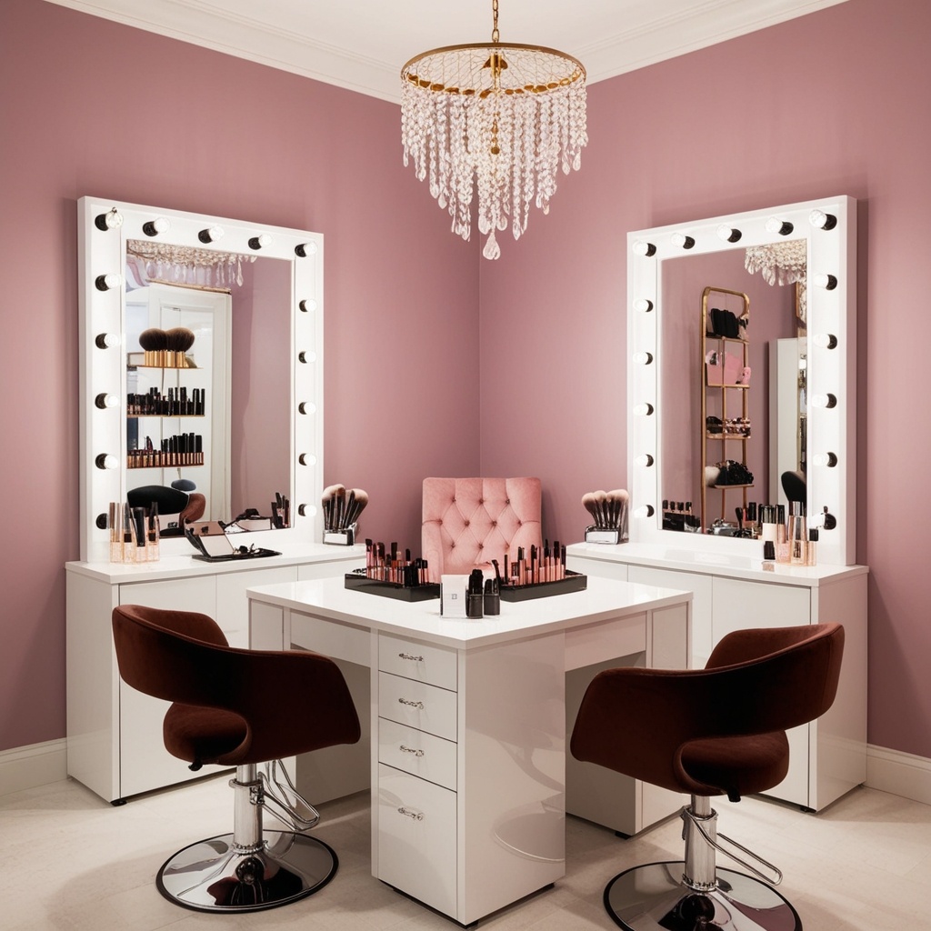 Best Makeup Studio Interior Design Ideas - Transform Your Space with Inspiration | Paintit.ai - 2