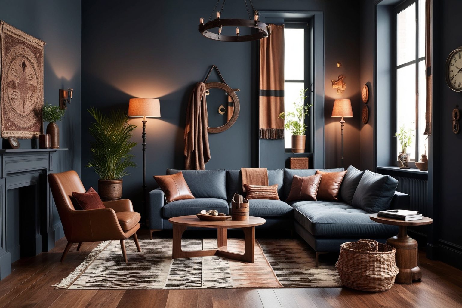 Top Masculine Interior Design Ideas – Transform Your Space | Paintit.ai - 1