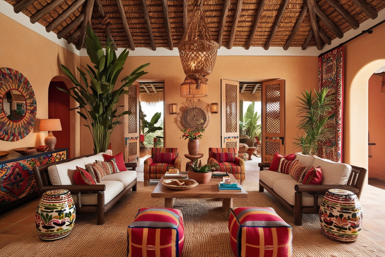 
Mexican Interior Design Ideas: Expert Tips for a Functional and Stylish Workspace | Paintit.ai
 - 1