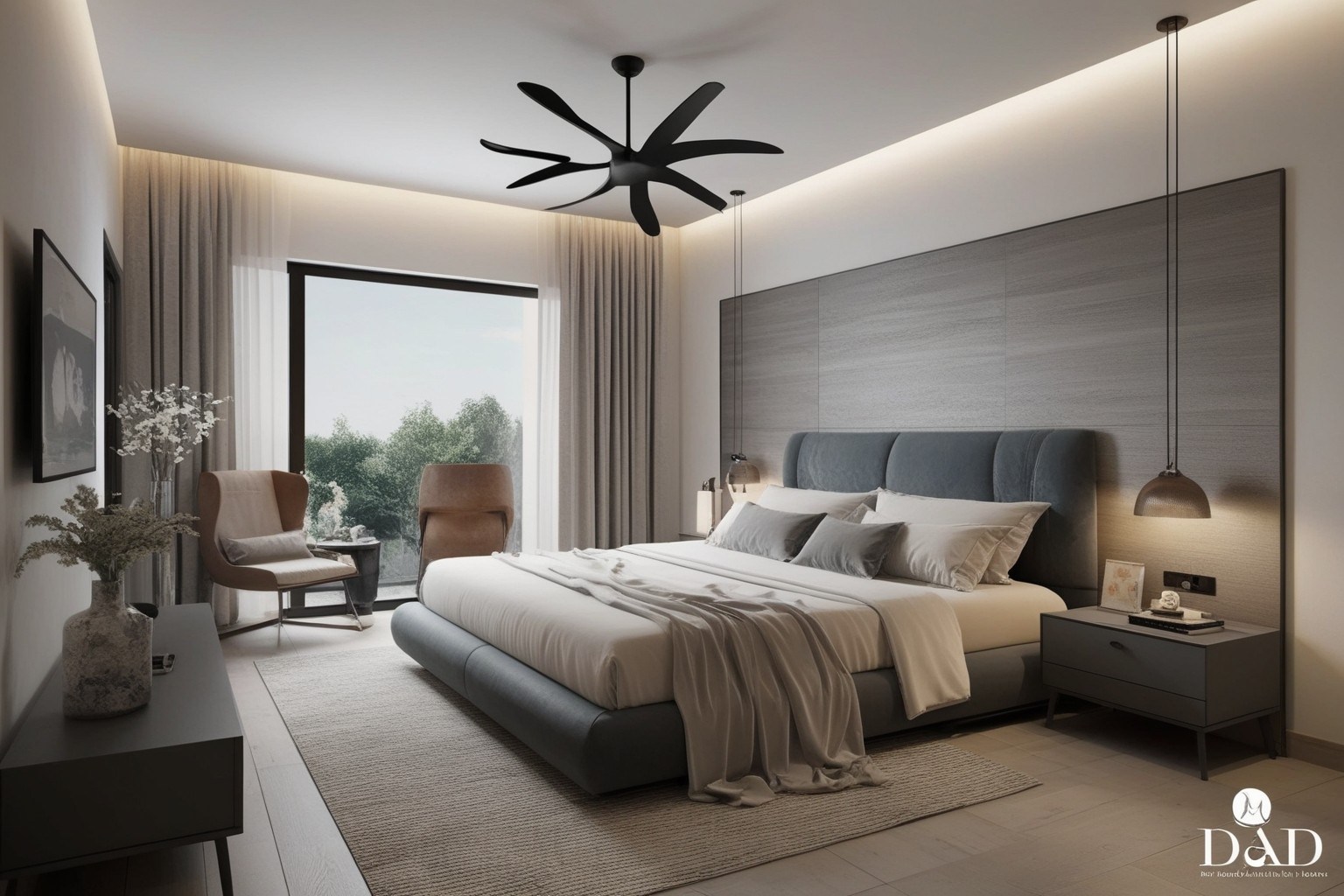 Best Minimalist Bedroom Interior Design Ideas - Elevate Your Space | Paintit.ai - 1