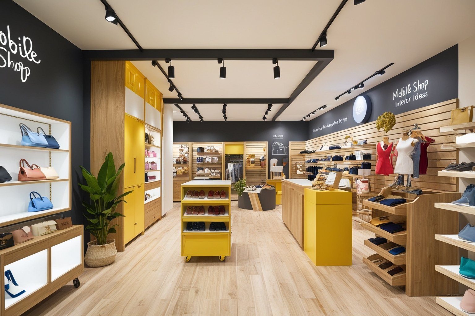 Best Mobile Shop Interior Design Ideas - Boost Your Sales | Paintit.ai - 1