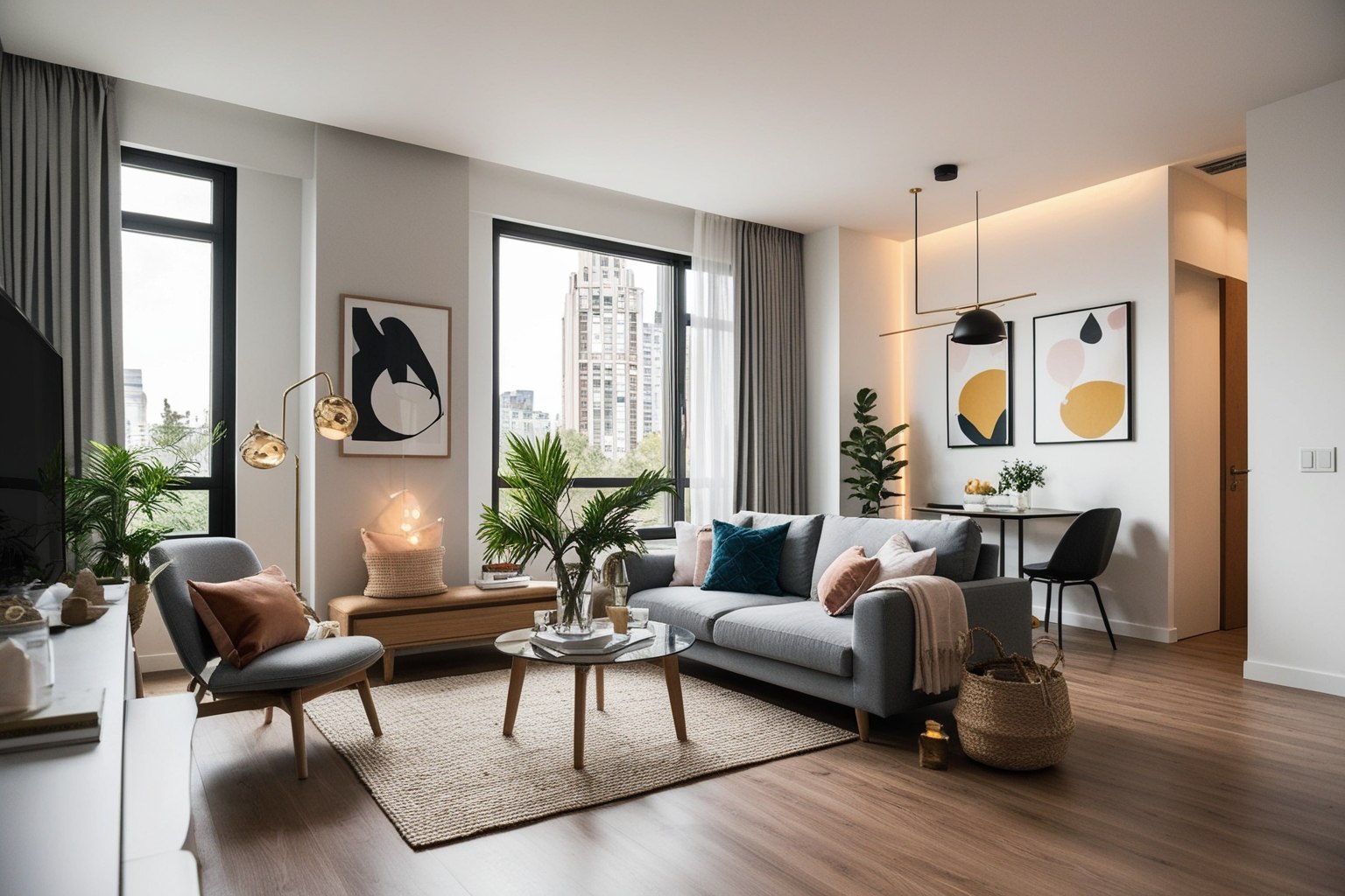 Best Modern Apartment Interior Design Ideas – Get Inspired | Paintit.ai - 1