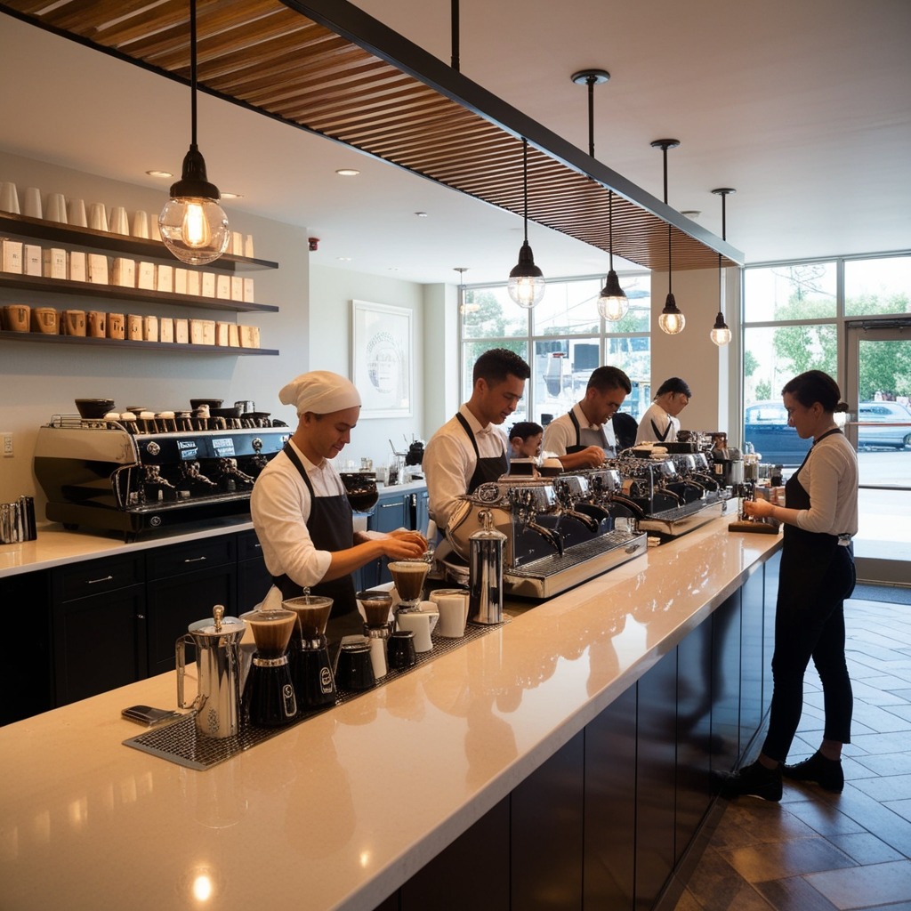 Top Modern Cafe Interior Design Ideas - Transform Your Space | Paintit.ai - 15