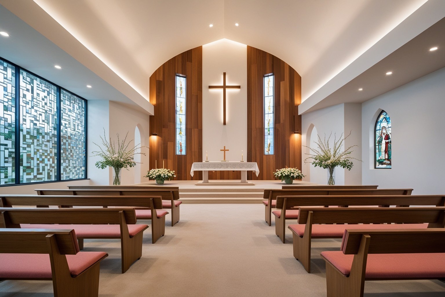 Best Modern Church Interior Design Ideas – Get Inspired Today | Paintit.ai - 1