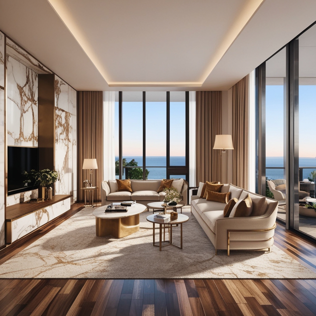 Luxury Apartment Interior Design Ideas - Best solution from Paintit.ai - 2