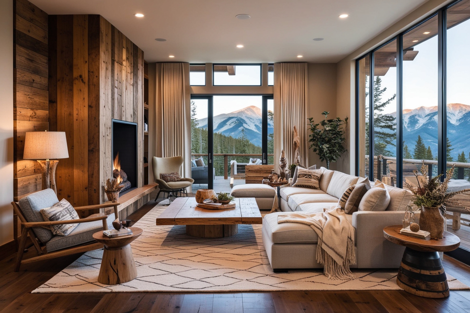 Mountain Modern Interior Design Ideas - Best solution from Paintit.ai - 1