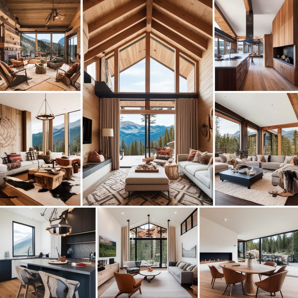 Mountain Modern Interior Design Ideas - Best solution from Paintit.ai - 7