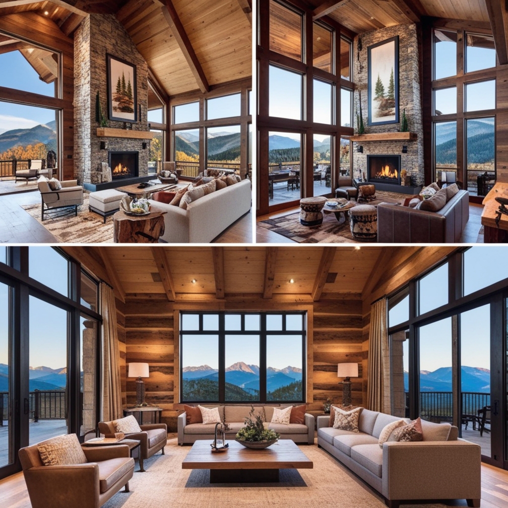 Mountain Modern Interior Design Ideas - Best solution from Paintit.ai - 2