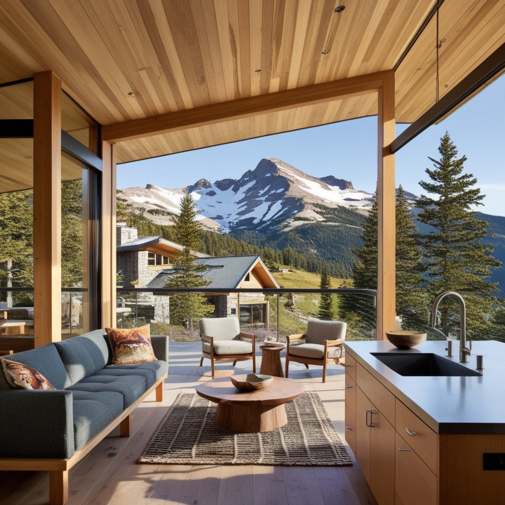Mountain Modern Interior Design Ideas - Best solution from Paintit.ai - 5