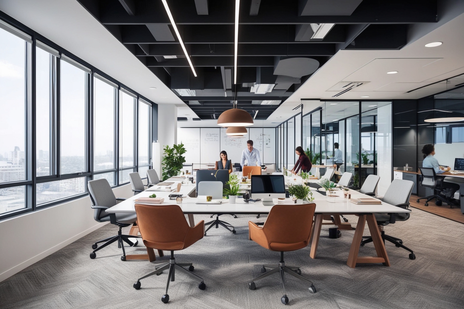 Modern Office Interior Design Ideas - Best solution from Paintit.ai - 1