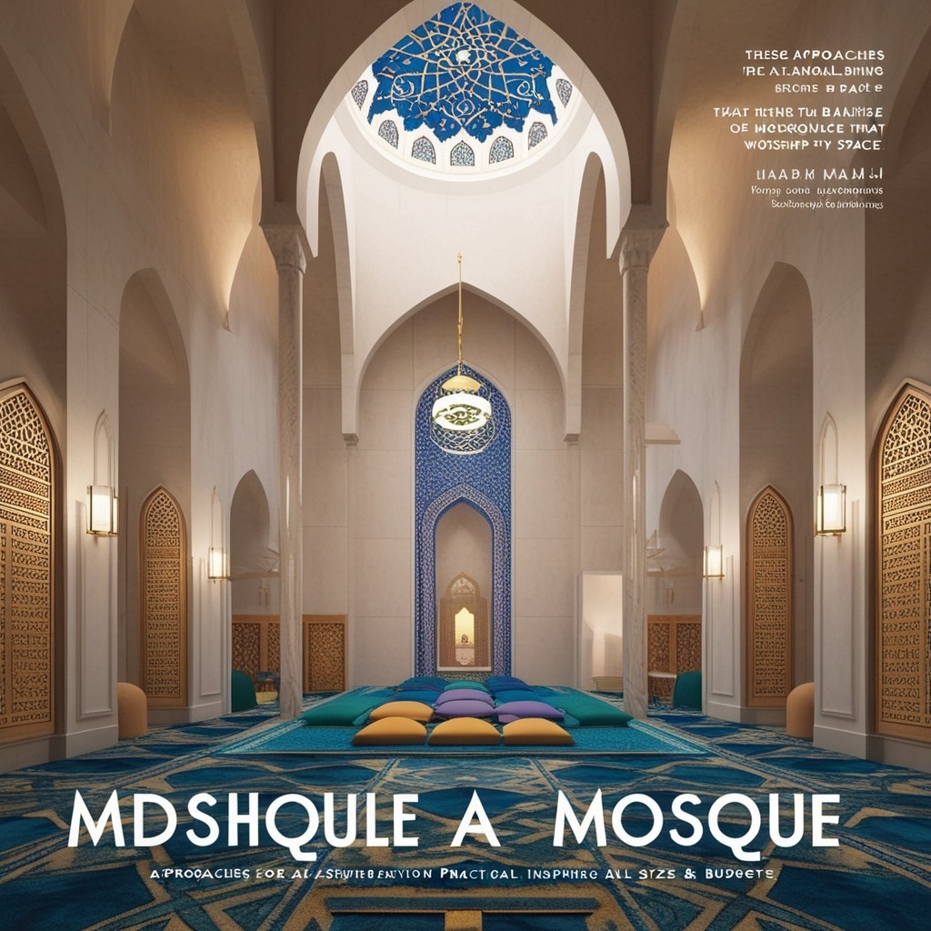 Top Mosque Interior Design Ideas - Transform Your Prayer Space | Paintit.ai - 2