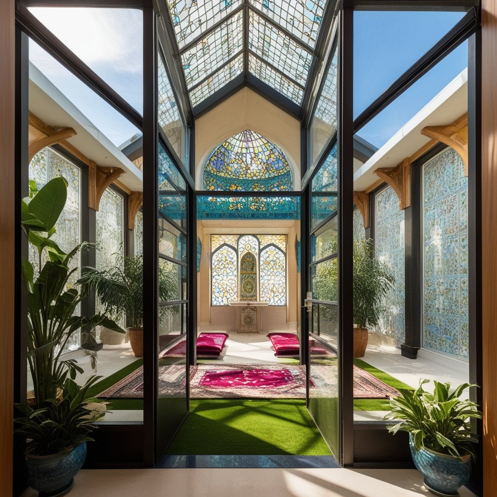 Top Mosque Interior Design Ideas - Transform Your Prayer Space | Paintit.ai - 25