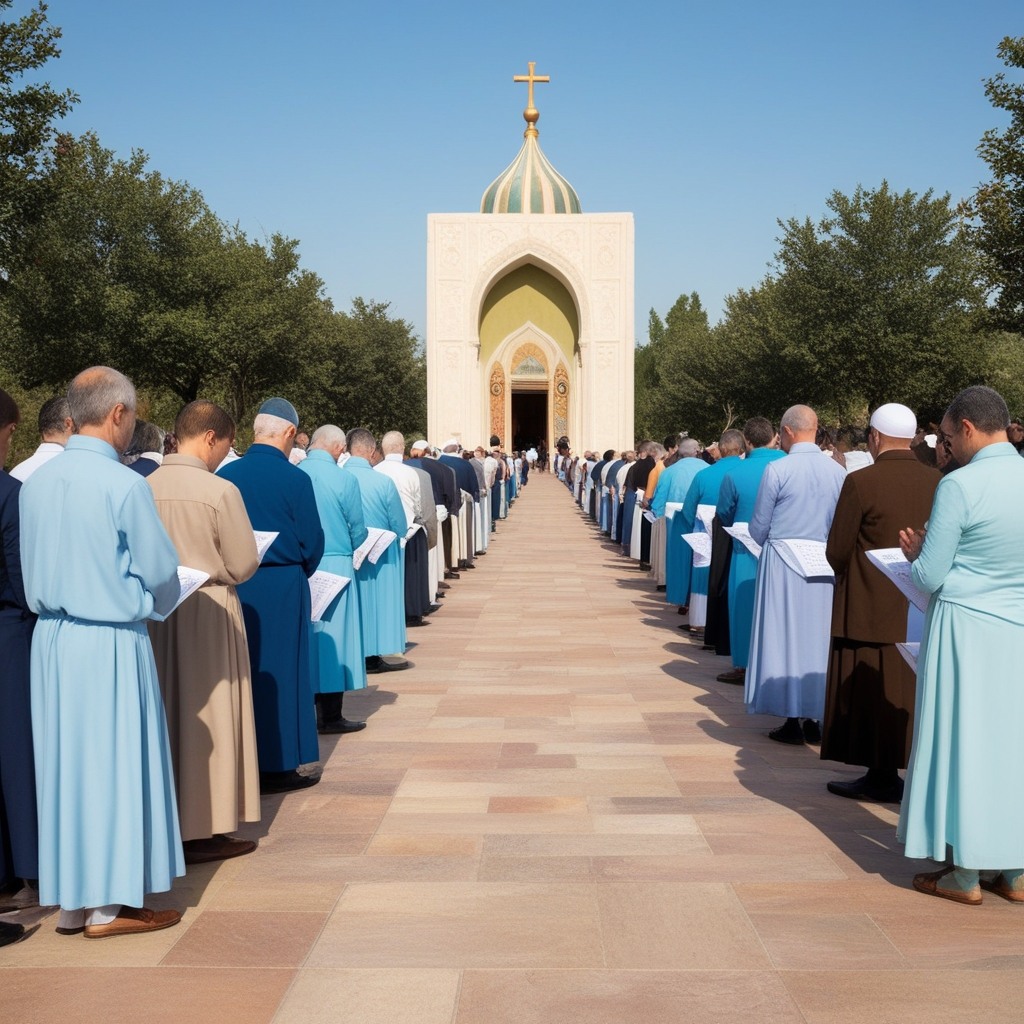 Top Mosque Interior Design Ideas - Transform Your Prayer Space | Paintit.ai - 10