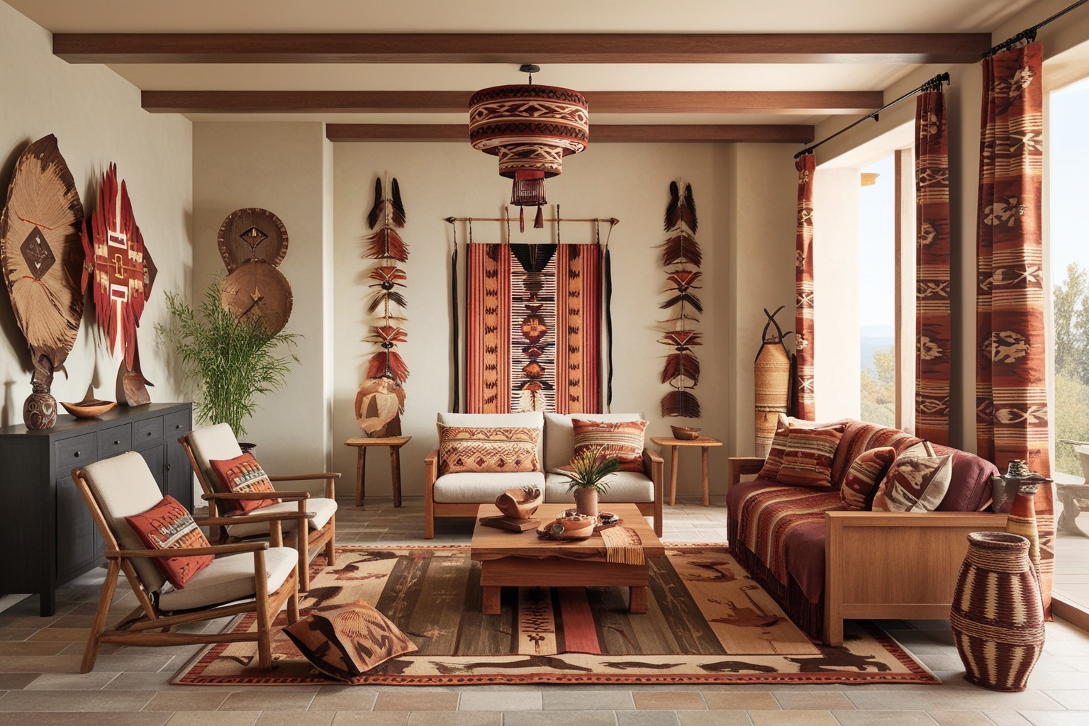 Native American Interior Design Ideas - Best solution from Paintit.ai - 1