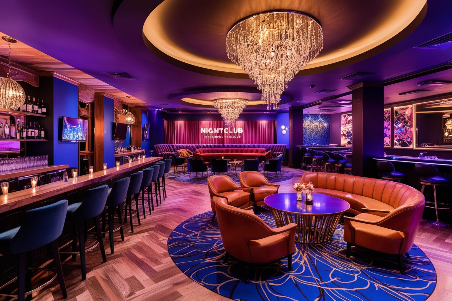 Nightclub Interior Design Ideas - Best solution from Paintit.ai - 1