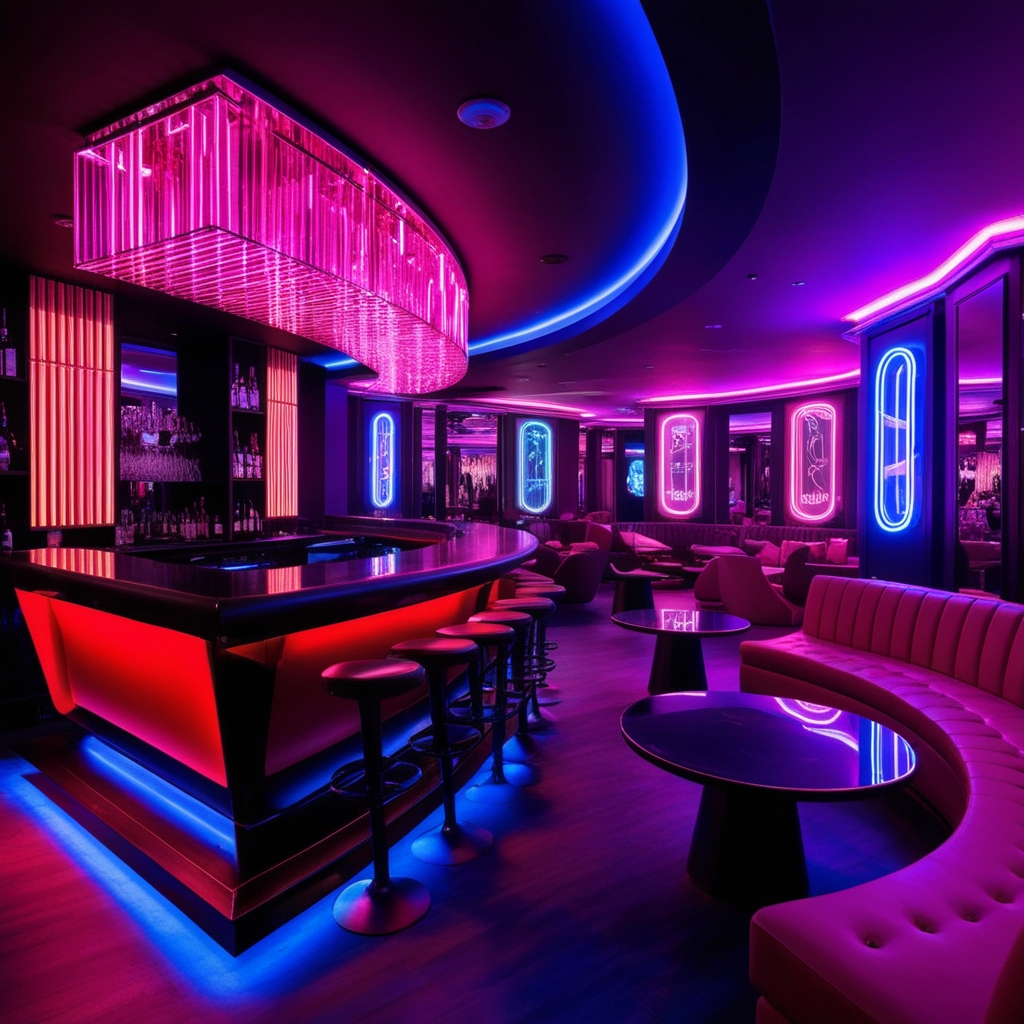 Nightclub Interior Design Ideas - Best solution from Paintit.ai - 2