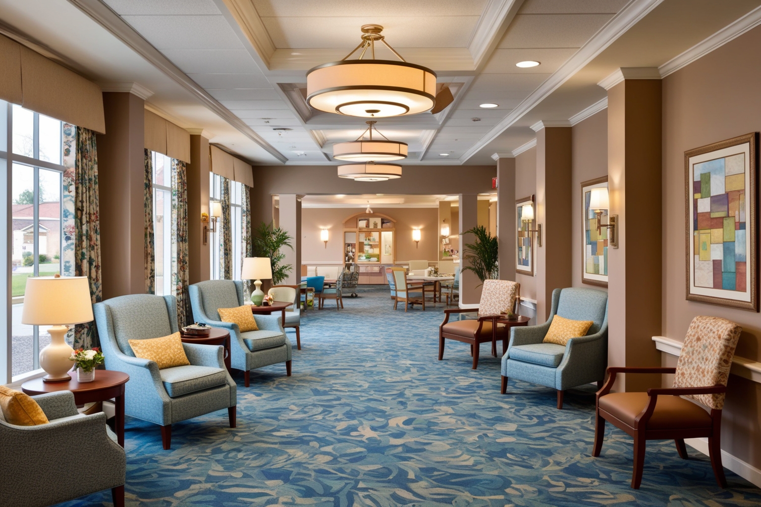Nursing Home Interior Design Ideas - Best solution from Paintit.ai - 1